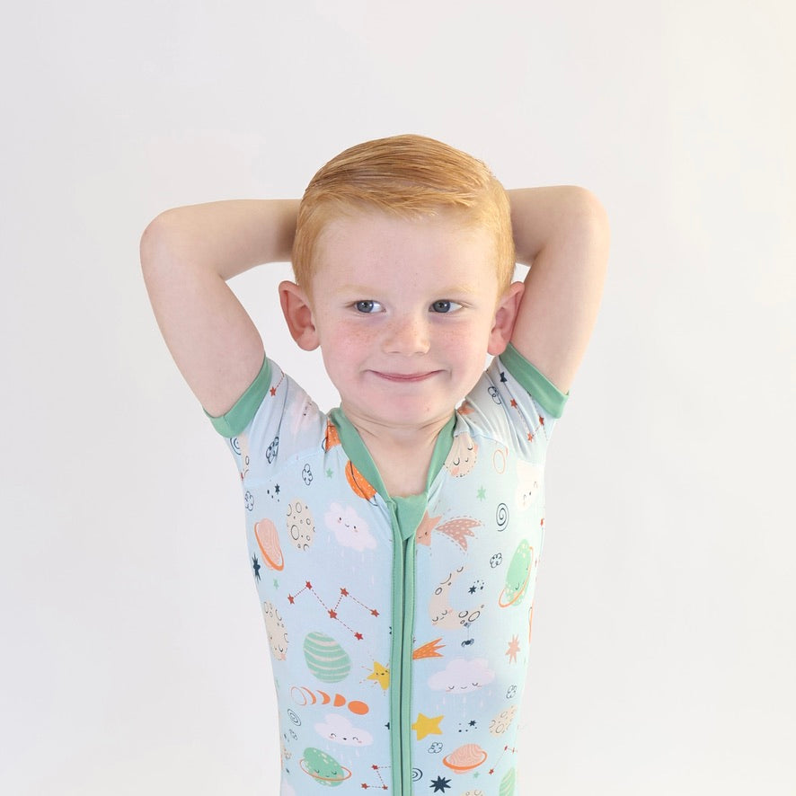 Cosmic - Short Zipp Romper