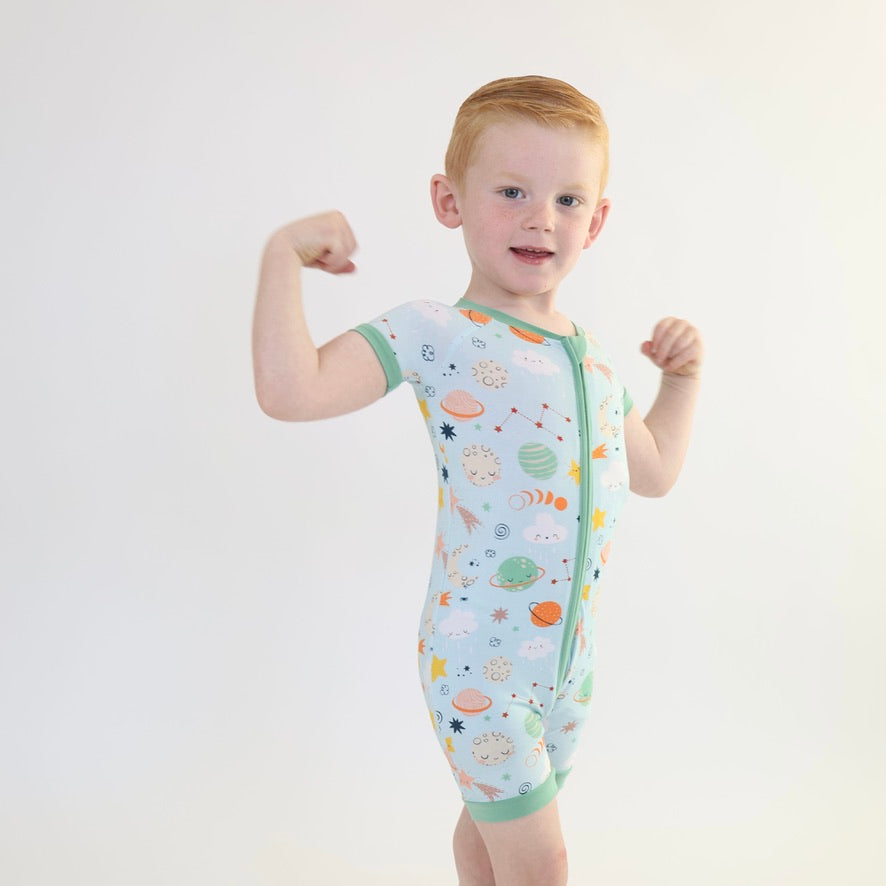Cosmic - Short Zipp Romper