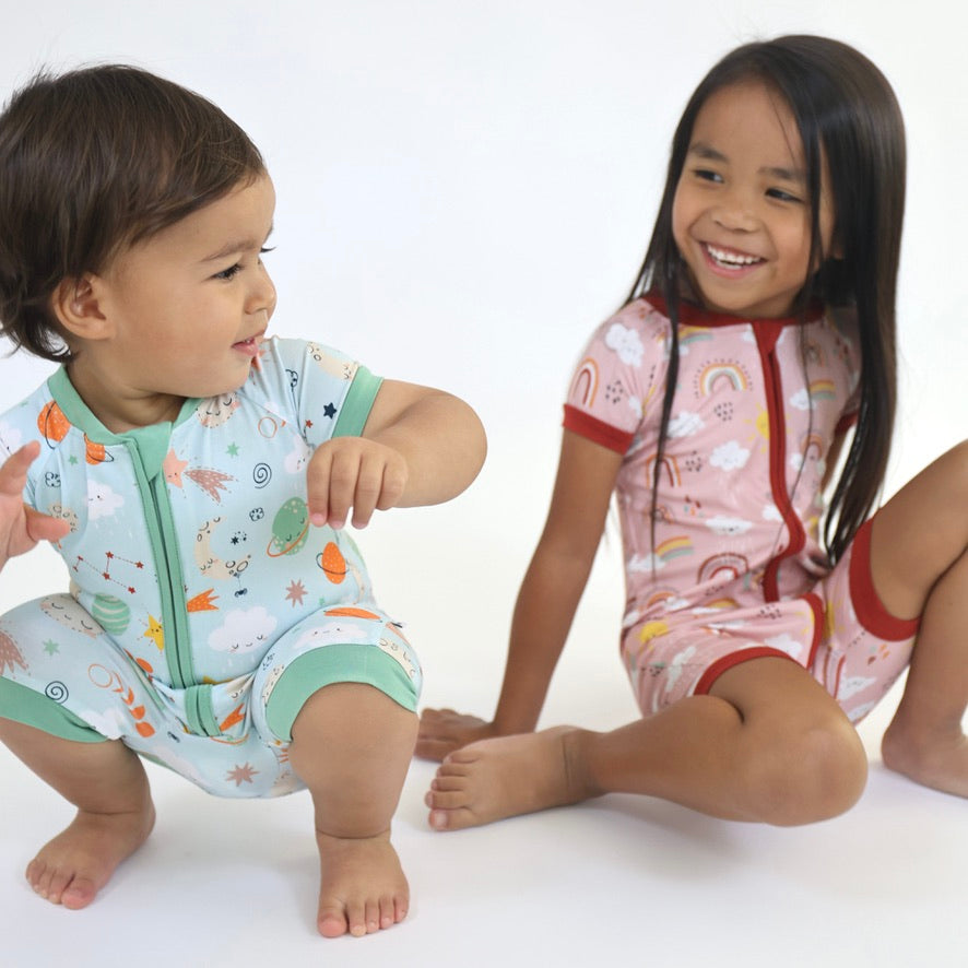 Cosmic - Short Zipp Romper